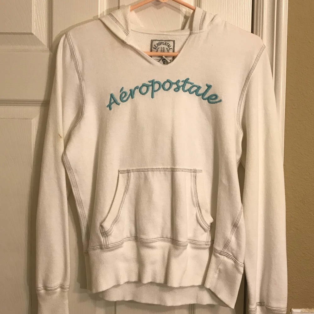 Aeropostale White Hoodie